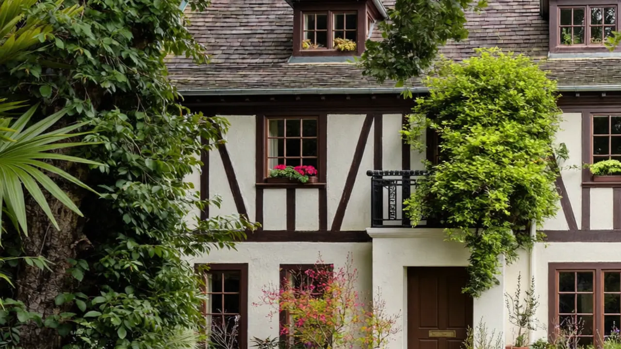 Comparison of casement and sash window styles on a UK home